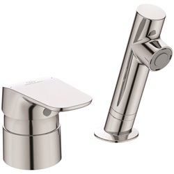 Mitigeur lavabo Cerasprint combiné avec douchette extractible
