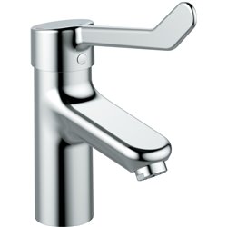 Mitigeur lavabo Okyris Pro poignée rallongée, hauteur sous aérateur 66 mm
