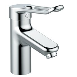Mitigeur lavabo Okyris Pro poignée ajourée, hauteur sous aérateur 66 mm