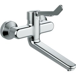 Mitigeur cuisine Okyris Pro H 222 mm raccords stop/purge poignée rallongée