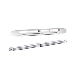Entrée d'air hygroréglable acoustique + Grille 37 dB Blanc