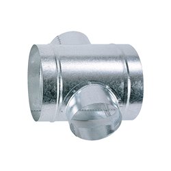 Croix équerre 90° Galva standard Ø2x200 / 2x160 mm