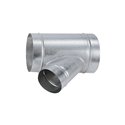 Té oblique 45° Galva standard Ø315 / 125 mm