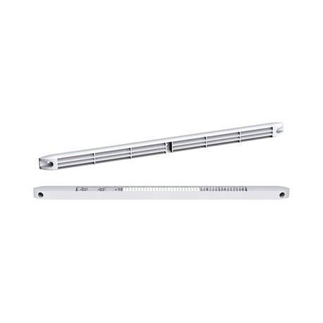 Entrée d'air grande entaille autoréglable + grille façade 22 m3/h Blanc