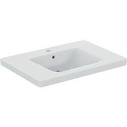 Lavabo-plan Sanis Freedom 80x55,5 cm avec trop-plein