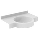 Lavabo-plan Matura 70x52,5/35 cm sans trop-plein