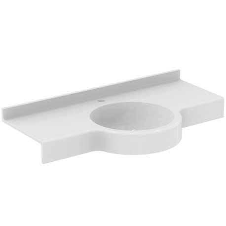 Lavabo-plan Matura 100x52,5/35 cm sans trop-plein