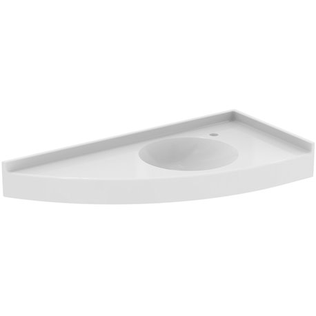 Lavabo-plan Matura 108x50 cm version angle à droite