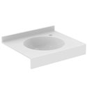 Lavabo-plan Matura 60x50 cm sans trop-plein
