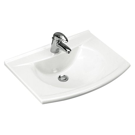 Lavabo Matura 65x50 cm sans trop-plein Lavabo Matura 65x50 cm sans trop-plein