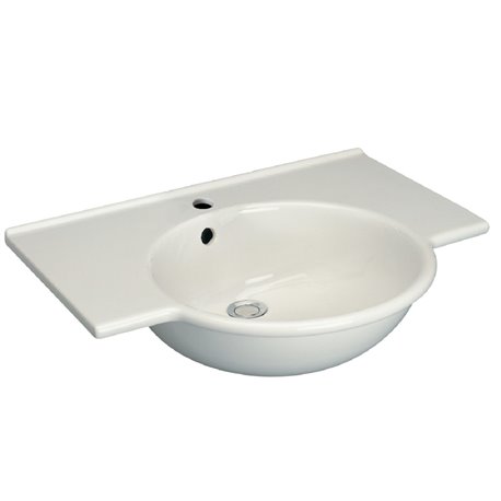 Lavabo-plan Sapho 65x52 cm avec trop-plein