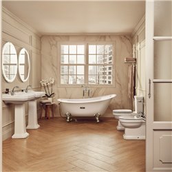 Baignoire fonte Carmen 160x80 cm Bleu marine 