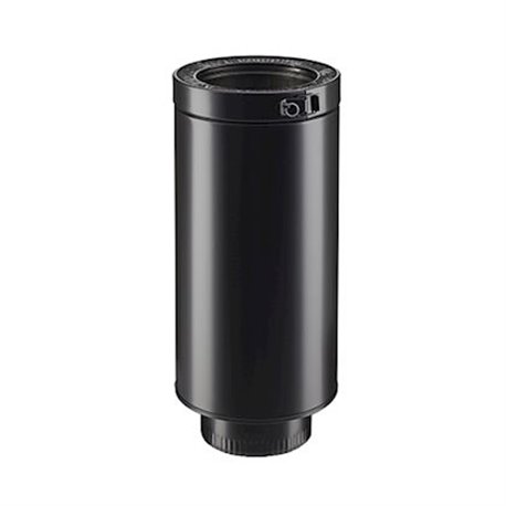Elément droit Therminox EDP180TZ150EM/9019 Version TZ Finition plafond Ø 180 mm Noir Elément droit Therminox EDP180TZ150EM/9019 Version TZ Finition plafond Ø 180 mm Noir