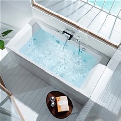 Baignoire balneo Vythos biplace 170x80 cm Total