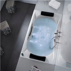 Baignoire balneo BeCool biplace 190x110 cm Total Premium
