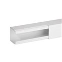 Lot de 2 m de goulotte de distribution non cloisonnable TA-E 40x40 mm 1 compartiment blanche