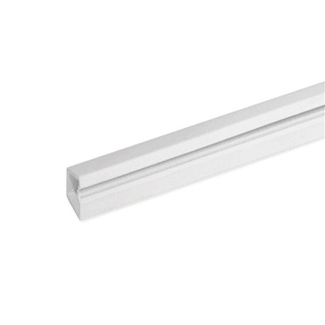 Moulure auto-adhésive avec couvercle à charnière TMR 12x7 1 compart. blanche