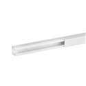 Lot de 2 m de goulotte de distribution non cloisonnable TA-E 15x17 mm 1 compartiment blanche
