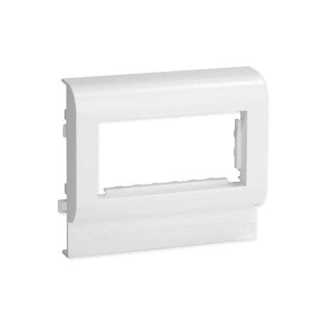 Lot de 10 supports 45x45 mm 4 modules pour TA-E et TA-G 100x40 et 100x60 et 100x80 mm blanc
