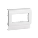 Lot de 10 supports 45x45 mm 4 modules pour TA-E et TA-G 100x40 et 100x60 et 100x80 mm blanc