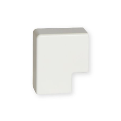 Angle plat pour TA-E 40x25 mm blanc Angle plat pour TA-E 40x25 mm blanc