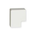 Angle plat pour TA-E 40x25 mm blanc