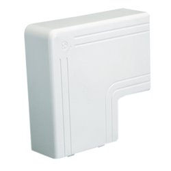 Lot de 20 angles plats pour TA-E 25x30 mm blanc