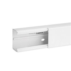 Lot de 2 goulottes de distribution cloisonnable TA-G 60x40 mm 1 compartiment blanche