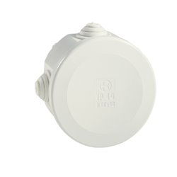Boîte de dérivation étanche Pico diam. 80 Prof. 40 grise à tétines IP55 960°C