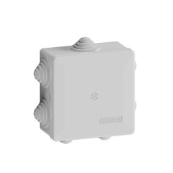 Boîte de dérivation étanche Pico 80x80 Prof. 40 grise à tétines IP55 960°C