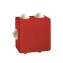 Boîte de dérivation étanche Pico 80x80 Prof. 40 rouge à tétines IP55 960°C