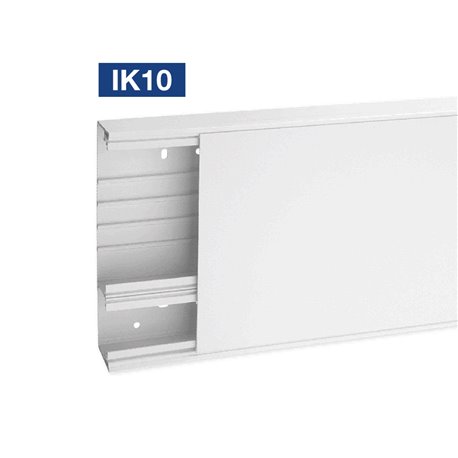Pack Tecnica-GTL Monopack250 250x65 mm 1 socle compartimenté 1 couvercle blanc