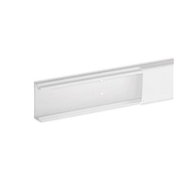 Lot de 2 m de moulure Optima TM 34x16 mm 1 compartiment blanche
