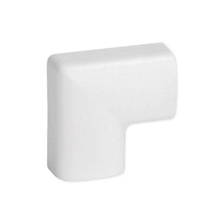 Angle plat pour Optima TM 22x12,5 mm blanc