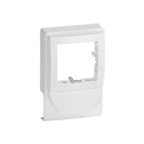 Lot de 2 boîtiers simples pour appareillage AlreaTM sur Optima TM 32x12,5 mm blanc