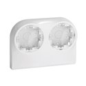 Boîtier double pour appareillage OptimaTM sur Optima TM 34x16 mm blanc