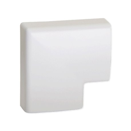 Angle plat pour Optima TM 52x20 mm blanc