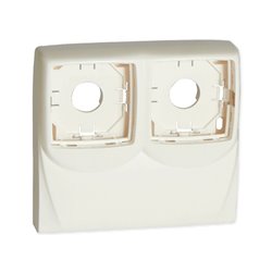 Lot de 2 boîtiers doubles pour appareillage saillie LegrandTM sur Optima TM 52x20 mm blanc