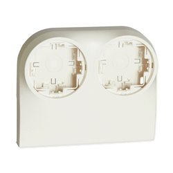 Boîtier double pour appareillages OptimaTM sur Optima TM 52x20 mm blanc