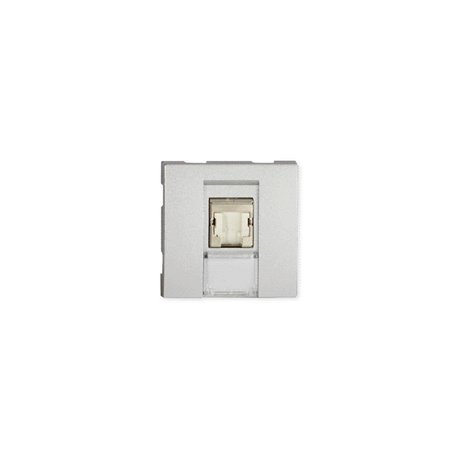 Prise TerCia RJ45 Catégorie 6 FTP 2 modules alucolor Prise TerCia RJ45 Catégorie 6 FTP 2 modules alucolor