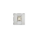 Prise TerCia RJ45 Catégorie 6 FTP 2 modules alucolor