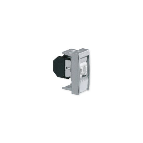 Lot de 2 prises TerCia RJ45 Catégorie 6 FTP 1 module alucolor Lot de 2 prises TerCia RJ45 Catégorie 6 FTP 1 module alucolor