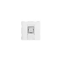 Prise TerCia RJ45 Catégorie 6a STP 2 modules blanche