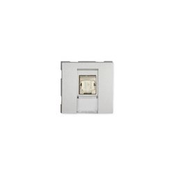 Prise TerCia RJ45 Catégorie 6a STP 2 modules alucolor