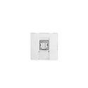 Prise TerCia RJ45 Catégorie 6 STP 2 modules blanche