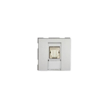 Prise TerCia RJ45 Catégorie 6 STP 2 modules alucolor Prise TerCia RJ45 Catégorie 6 STP 2 modules alucolor