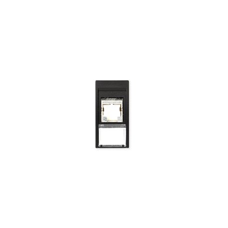 Lot de 2 prises TerCia RJ45 Catégorie 6 STP 1 module noire Lot de 2 prises TerCia RJ45 Catégorie 6 STP 1 module noire