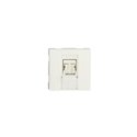 Prise TerCia RJ45 Catégorie 6 UTP 2 modules blanche
