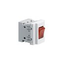 Interrupteur bipolaire lumineux TerCia 2 modules blanc