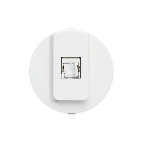 Prise Optima RJ45 Catégorie 6 FTP grade 1 blindée blanche